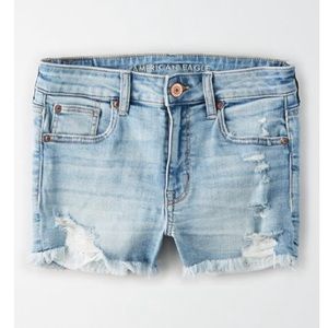 American Eagle High-Waisted Denim Shorts size 8